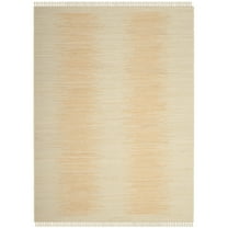SAFAVIEH Montauk Adayln Abstract Cotton Area Rug, Ivory, 6' x 9'