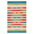 thumbnail image 1 of SAFAVIEH Montauk Aindreas Southwestern Cotton Area Rug, Green/Blue, 3' x 5', 1 of 8