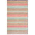 thumbnail image 1 of SAFAVIEH Montauk Albine Striped Cotton Area Rug, Blue/Pink, 5' x 8', 1 of 11