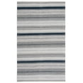 thumbnail image 1 of SAFAVIEH Montauk Albine Striped Cotton Area Rug, Grey/Black, 5' x 8', 1 of 9