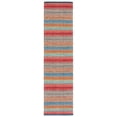 thumbnail image 1 of SAFAVIEH Montauk Albine Striped Cotton Runner Rug, Blue/Grey, 2'3" x 9', 1 of 8