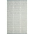 thumbnail image 1 of SAFAVIEH Montauk Alicia Geometric Cotton Area Rug, Light Blue/Ivory, 5' x 8', 1 of 10