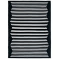 thumbnail image 1 of SAFAVIEH Montauk Amadine Striped Cotton Area Rug, Black/Ivory, 3' x 5', 1 of 9