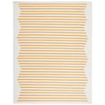 thumbnail image 1 of SAFAVIEH Montauk Amadine Striped Cotton Area Rug, Ivory/Gold, 3' x 5', 1 of 10
