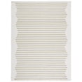 thumbnail image 1 of SAFAVIEH Montauk Amadine Striped Cotton Area Rug, Ivory/Light Green, 9' x 12', 1 of 9