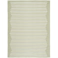 thumbnail image 1 of SAFAVIEH Montauk Amadine Striped Cotton Area Rug, Light Green/Ivory, 9' x 12', 1 of 9