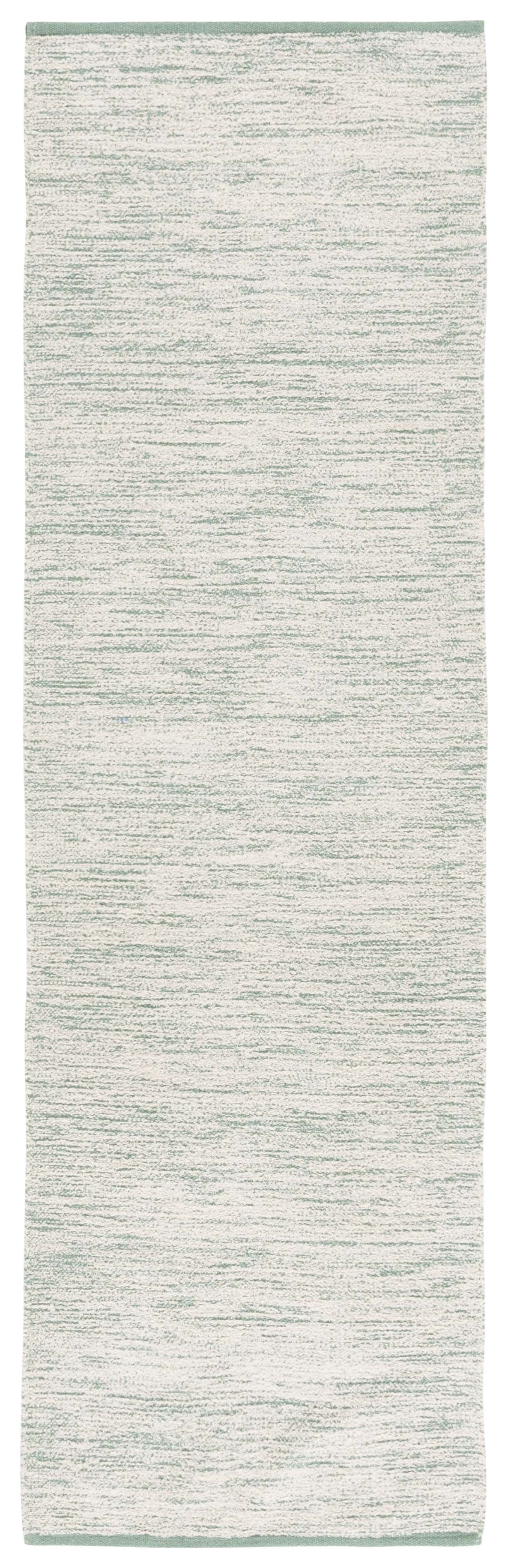 SAFAVIEH Montauk Anderson Distressed Runner Rug, Ivory/Green, 2'3" x 8'