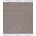 thumbnail image 1 of SAFAVIEH Montauk Annie Geometric Cotton Area Rug, Beige/Black, 6' x 6' Square, 1 of 8