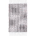 thumbnail image 1 of SAFAVIEH Montauk Annie Geometric Cotton Area Rug, Ivory/Black, 2' x 3', 1 of 8