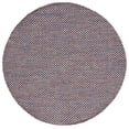 thumbnail image 1 of SAFAVIEH Montauk Annie Geometric Cotton Area Rug, Red/Yellow, 6' x 6' Round, 1 of 8