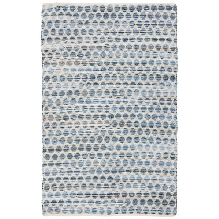 SAFAVIEH Montauk Arda Geometric Area Rug, Blue, 3' x 5'