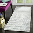 thumbnail image 1 of SAFAVIEH Montauk Arianne Dotted Soft Braided Cotton Runner Rug, Slate/Ivory, 2'3" x 7', 1 of 5
