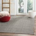 thumbnail image 1 of SAFAVIEH Montauk Audra Geometric Cotton Area Rug, Ivory/Black, 6' x 6' Square, 1 of 6