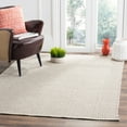 thumbnail image 1 of SAFAVIEH Montauk Audra Geometric Cotton Area Rug, Ivory/Grey, 6' x 6' Square, 1 of 7