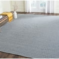 thumbnail image 1 of SAFAVIEH Montauk Audra Geometric Cotton Area Rug, Ivory/Navy, 8' x 10', 1 of 6