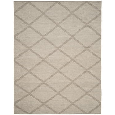 SAFAVIEH Montauk Bailey Geometric Cotton Area Rug, Grey, 2' x 3'