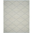 thumbnail image 1 of SAFAVIEH Montauk Bailey Geometric Cotton Area Rug, Light Blue, 4' x 4' Round, 1 of 6
