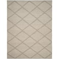 thumbnail image 1 of SAFAVIEH Montauk Bailey Geometric Diamond Cotton Area Rug, Grey, 6' x 6' Square, 1 of 7
