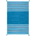 thumbnail image 1 of SAFAVIEH Montauk Ben Striped Cotton Area Rug, Blue/Grey, 6' x 9', 1 of 11