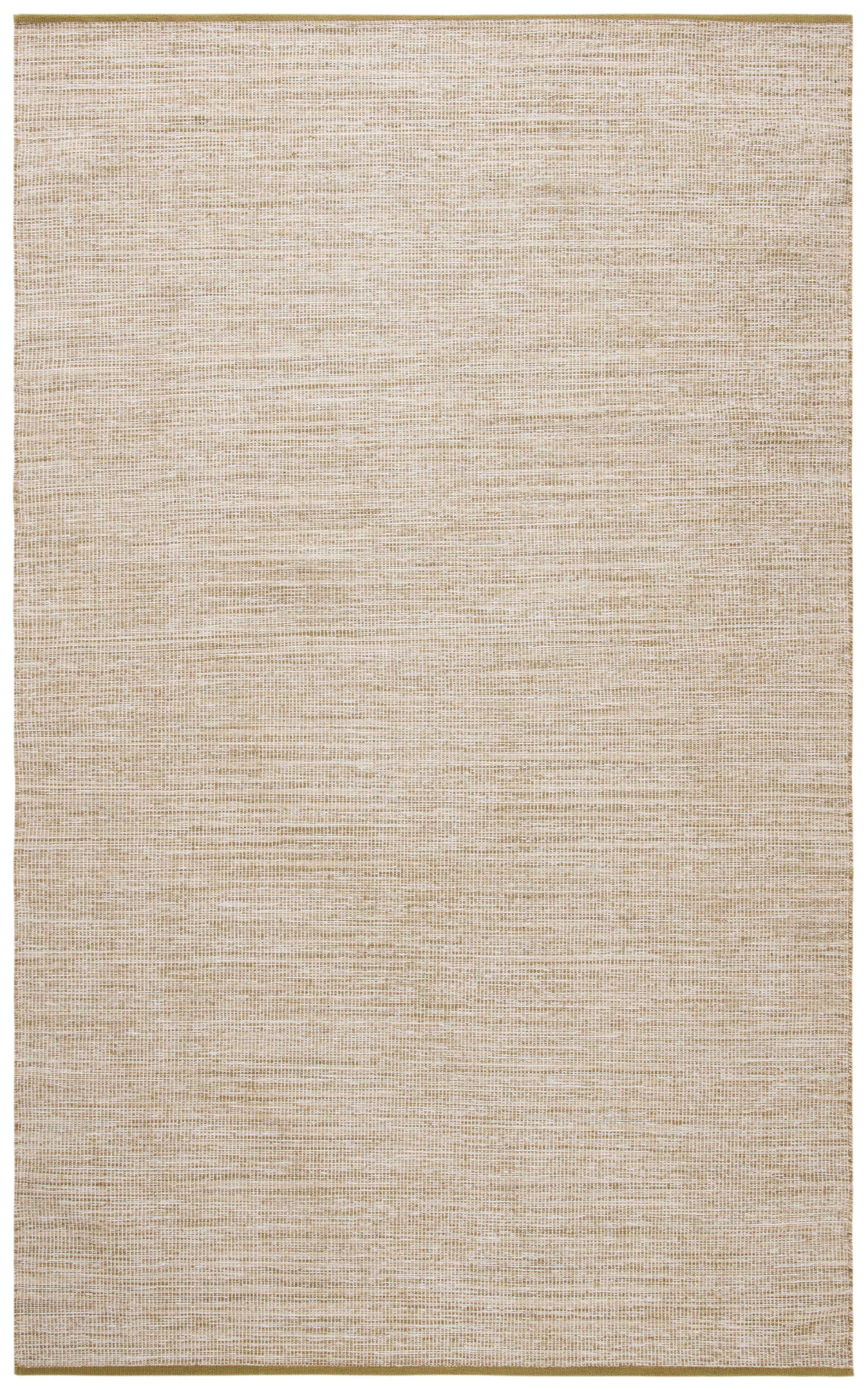Montauk Beige Hand Woven Cotton Area Rug 5' x 8'