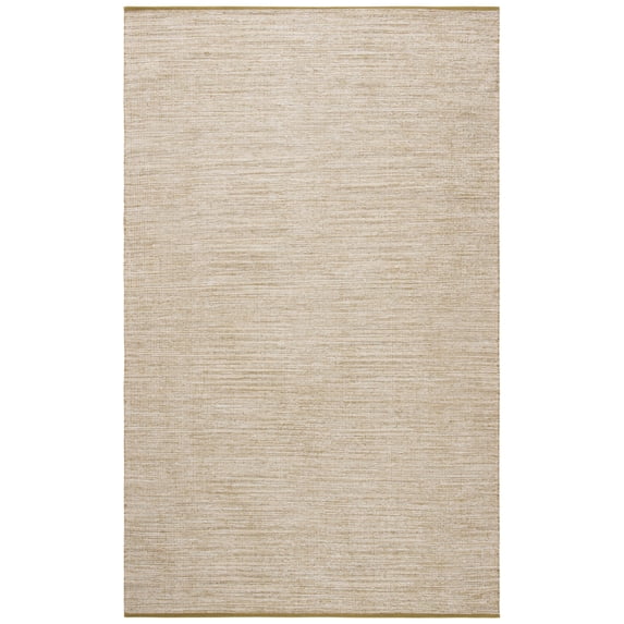 SAFAVIEH Montauk Bernadine Solid Braided Cotton Area Rug, Green Olive, 5' x 8'
