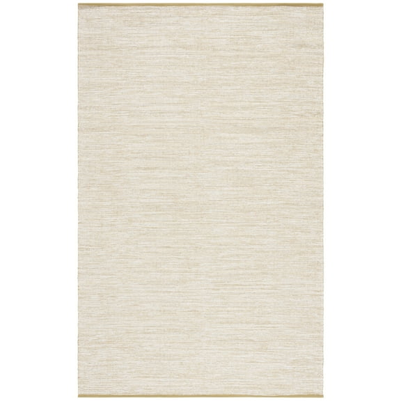 SAFAVIEH Montauk Bernadine Solid Cotton Area Rug, Green Olive, 3' x 5'