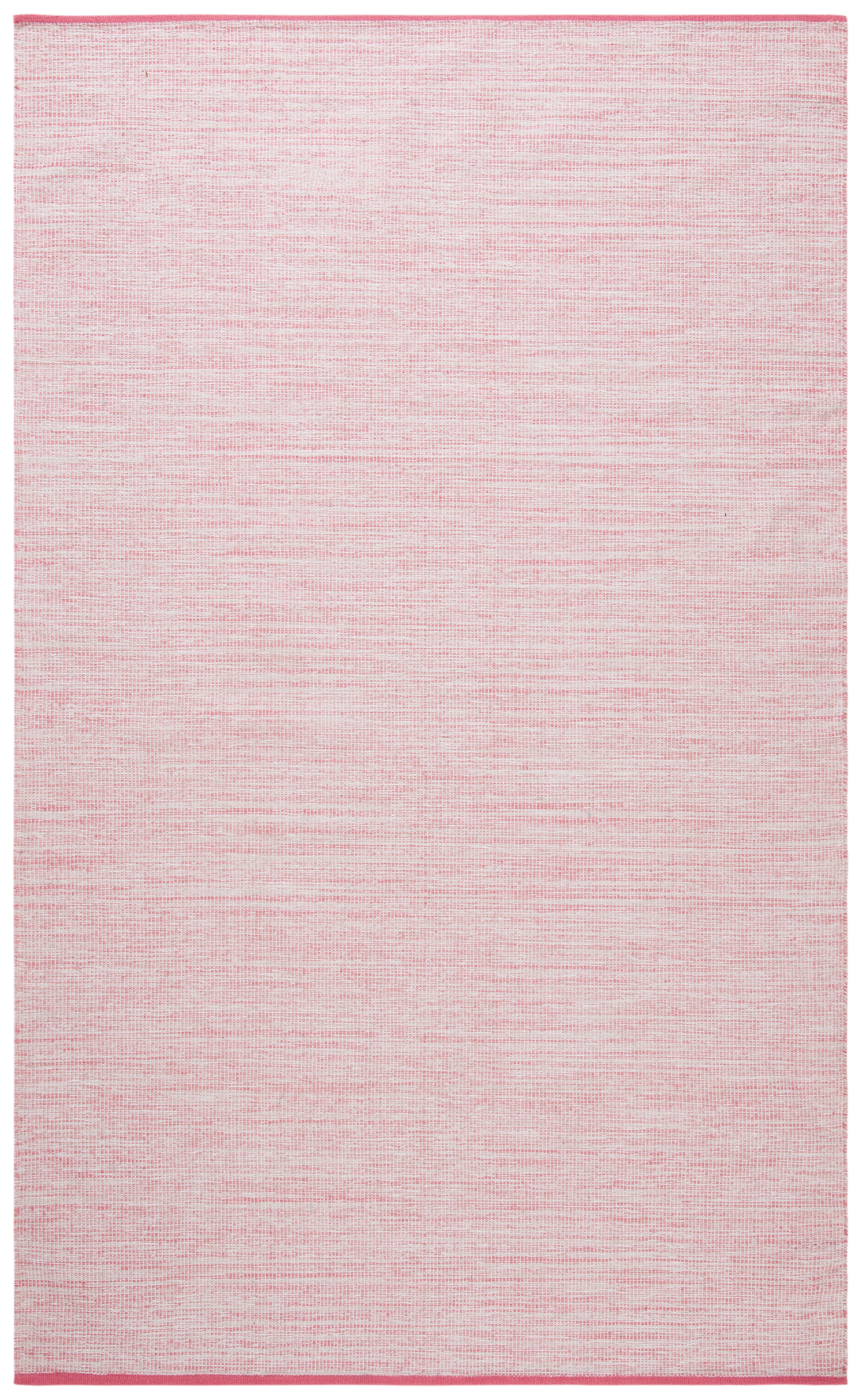 SAFAVIEH Montauk Bernadine Solid Cotton Area Rug, Pink/Fuchsia, 3' x 5'
