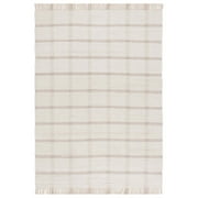 SAFAVIEH Montauk Bevin Checkered Area Rug, Ivory/Beige, 5' x 8'