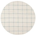 thumbnail image 1 of SAFAVIEH Montauk Bevin Checkered Area Rug, Ivory/Blue, 6' x 6' Round, 1 of 10