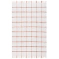 thumbnail image 1 of SAFAVIEH Montauk Bevin Checkered Area Rug, Ivory/Rust, 6' x 9', 1 of 9