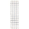 thumbnail image 1 of SAFAVIEH Montauk Bevin Checkered Runner Rug, Ivory/Blue, 2'3" x 8', 1 of 8