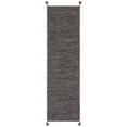 thumbnail image 1 of SAFAVIEH Montauk Bijar Solid Cotton Runner Rug, Beige/Black, 2'3" x 11'7", 1 of 6