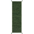 thumbnail image 1 of SAFAVIEH Montauk Bijar Solid Cotton Runner Rug, Green/Black, 2'3" x 10', 1 of 6