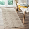 thumbnail image 1 of SAFAVIEH Montauk Caleb Geometric Diamond Cotton Runner Rug, Grey, 2'3" x 9', 1 of 7