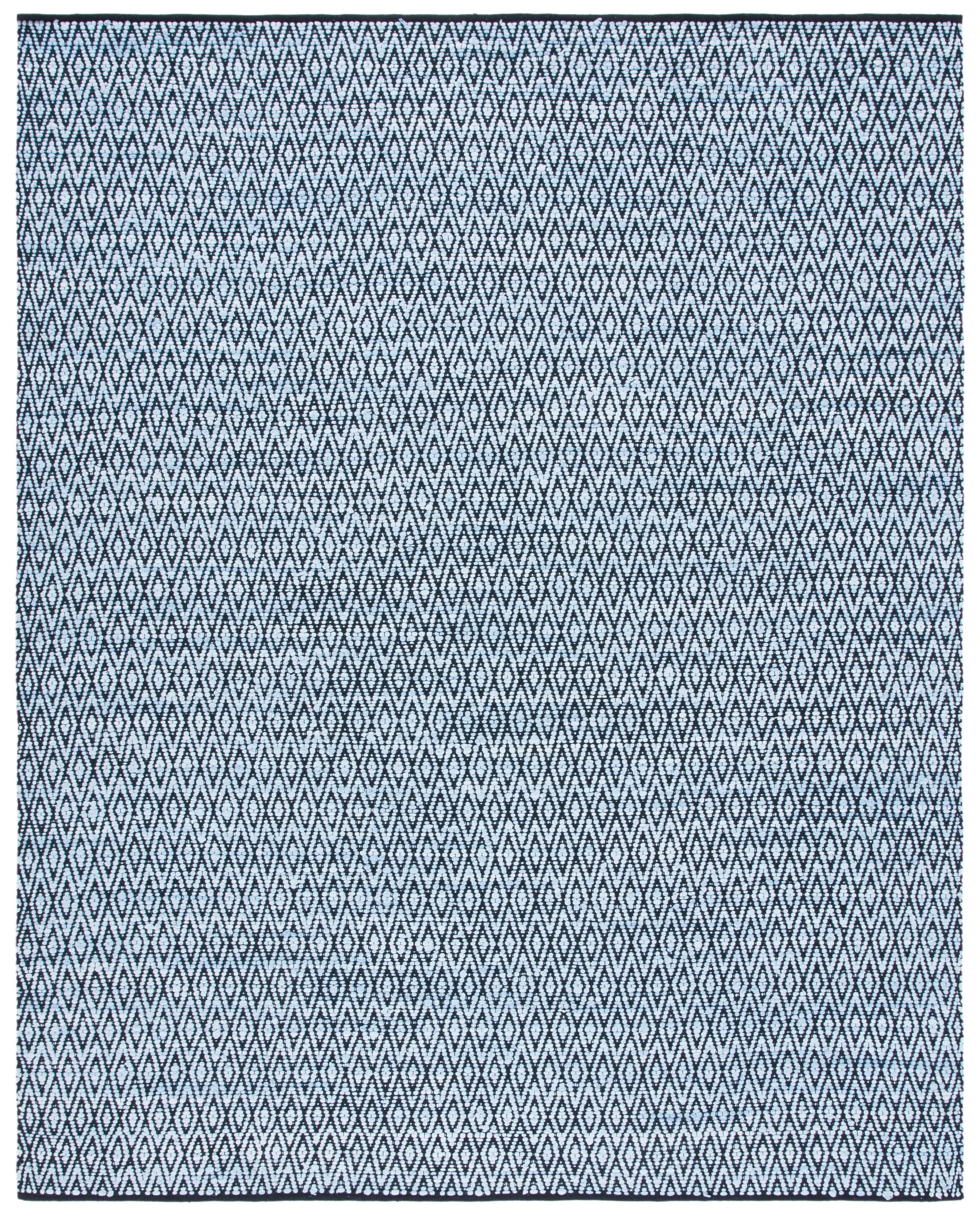 SAFAVIEH Montauk Carina Diamond Area Rug, Green/Black, 8' x 10'