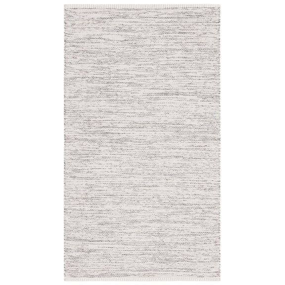 SAFAVIEH Montauk Cian Distressed Cotton Area Rug, Beige/Ivory, 2' x 3'