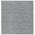 thumbnail image 1 of SAFAVIEH Montauk Cian Distressed Cotton Area Rug, Black/Ivory, 6' x 6' Square, 1 of 8