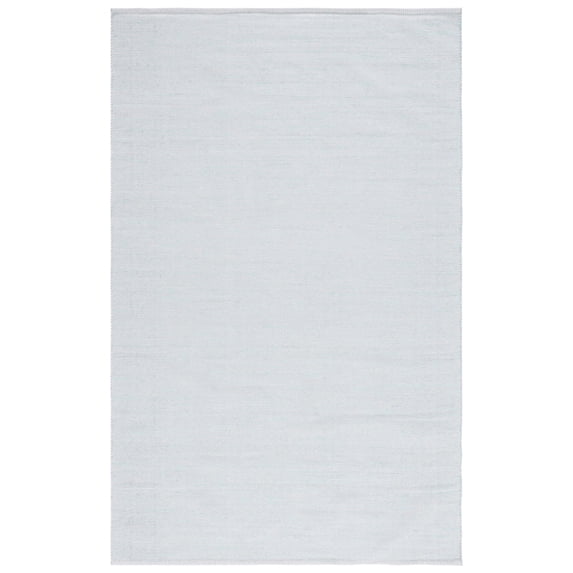 SAFAVIEH Montauk Cian Distressed Cotton Area Rug, Turquoise/Grey, 5' x 8'