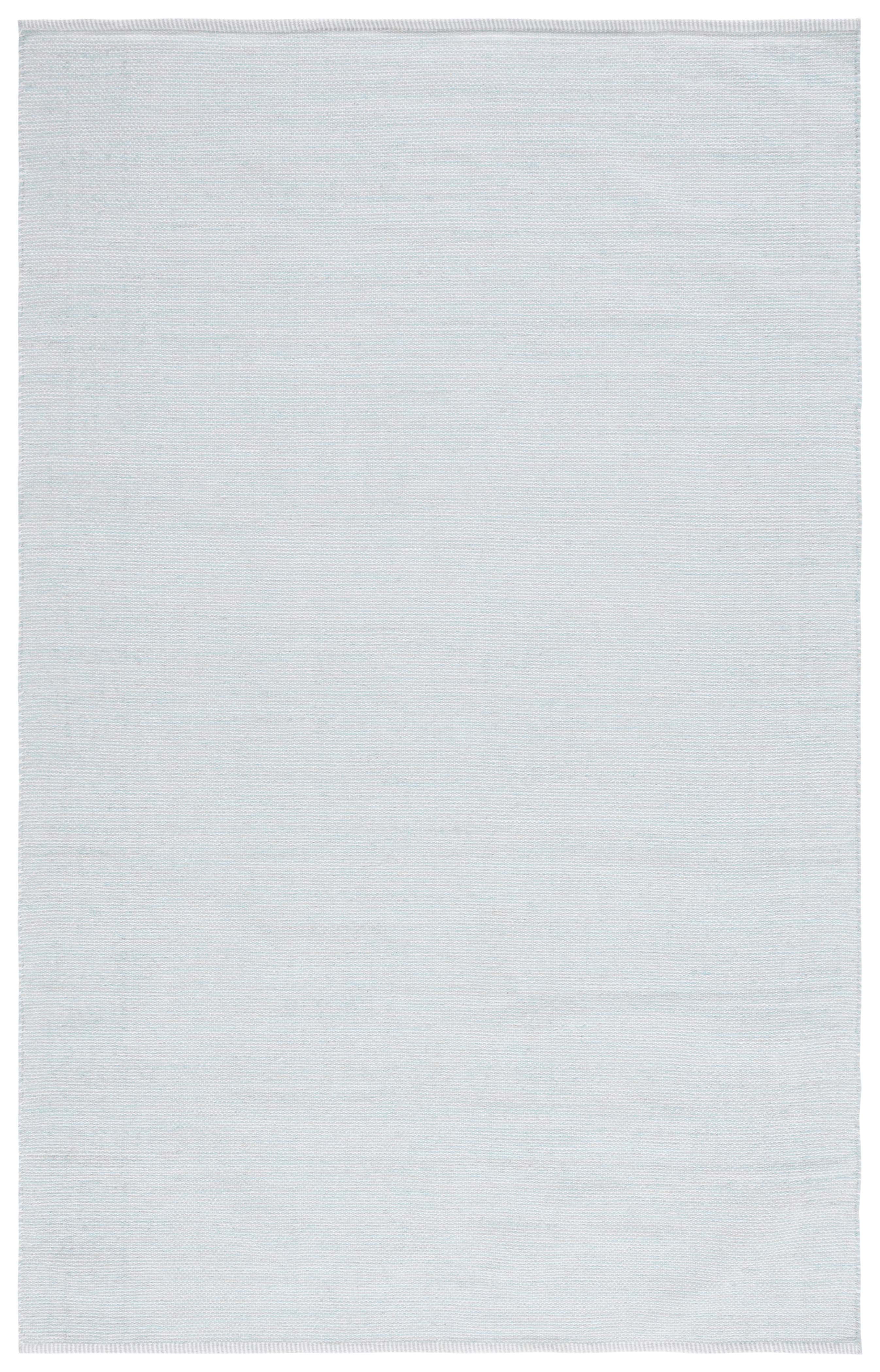 SAFAVIEH Montauk Cian Distressed Cotton Area Rug, Turquoise/Grey, 8' x 10'
