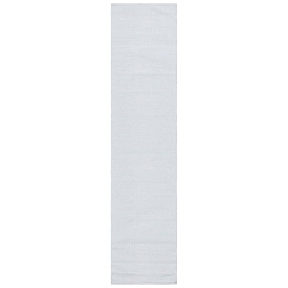 SAFAVIEH Montauk Cian Distressed Cotton Runner Rug, Turquoise/Grey, 2'3" x 9'