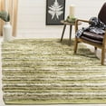 thumbnail image 1 of SAFAVIEH Montauk Coilean Striped Cotton Area Rug, Green/Multi, 6' x 6' Square, 1 of 7