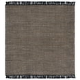 thumbnail image 1 of SAFAVIEH Montauk Cora Checkered Area Rug, Natural/Black, 6' x 6' Square, 1 of 8
