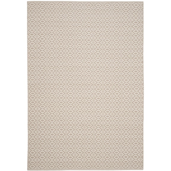 Safavieh Montauk Corrine Geometric Cotton Area Rug, Ivory/Beige, 6' x 9'