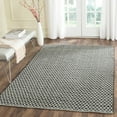 thumbnail image 1 of SAFAVIEH Montauk Corrine Geometric Cotton Area Rug, Ivory/Black, 4' x 6', 1 of 5