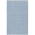 thumbnail image 1 of SAFAVIEH Montauk Corrine Geometric Cotton Area Rug, Ivory/Blue, 2'6" x 4', 1 of 3