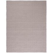 Safavieh Montauk Corrine Geometric Cotton Area Rug, Ivory/Gray, 8' x 10'