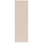 Safavieh Montauk Corrine Geometric Cotton Runner Rug, Ivory/Beige, 2'3" x 5'