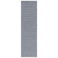 thumbnail image 1 of SAFAVIEH Montauk Corrine Geometric Cotton Runner Rug, Ivory/Navy, 2'3" x 8', 1 of 8