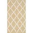 thumbnail image 1 of SAFAVIEH Montauk Crispian Geometric Quatrefoils Cotton Area Rug, Green/Ivory, 2'3" x 3'9", 1 of 9