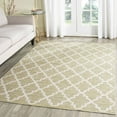 thumbnail image 1 of SAFAVIEH Montauk Crispian Geometric Quatrefoils Cotton Area Rug, Green/Ivory, 5' x 7', 1 of 3